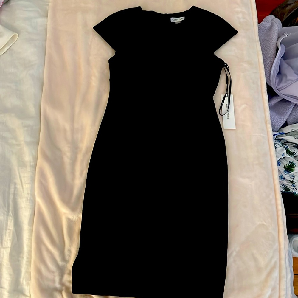New with tags Calvin Klein sheath dress.